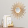 29.5" Sunburst Wall Decor Mirror