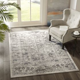 7' 11" x 10' Tiled Border Area Rug