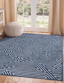 5' x 8' Orbit Blue Area Rug