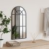 Black Iron Arch Wall Mirror