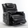 Electric Lounge Lift Chair with Power Supply and 180 Degree Angle While Lying Flat