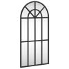 Black Iron Arch Wall Mirror