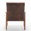 25.38'' Wide Classic Mid-Century Modern Arm Chair, Light Brown