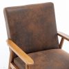 25.38'' Wide Classic Mid-Century Modern Arm Chair, Light Brown