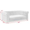 Elegant Rectangle Pet Sofa Bed for Dogs and Cats, Large or Small