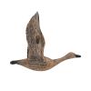 Set of 3 Sculpted Wooden Reeds Migrating Birds in 3 Different Sizes