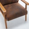 25.38'' Wide Classic Mid-Century Modern Arm Chair, Light Brown