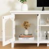 71-inch stylishTVcabinet,Entertainment CenterTV stand,TVConsoleTable,Media Console,solidwood frame,Changhong glass door,Metal handle,antique white