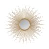 29.5" Sunburst Wall Decor Mirror