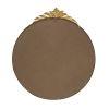 36" x 41" Large Round Wall Mirror with Gold Metal Frame