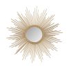 29.5" Sunburst Wall Decor Mirror